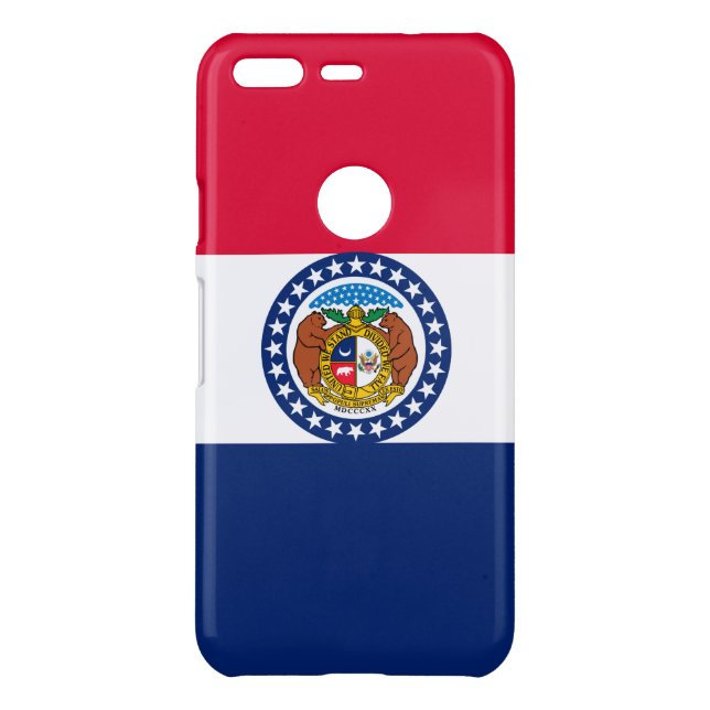 Dynamic Missouri State Flag Graphic on a Uncommon Google Pixel Case (Back)