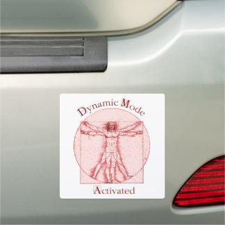 Dynamic Mode  Car Magnet