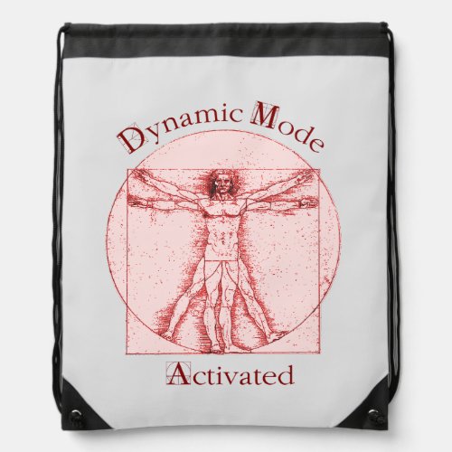 Dynamic Mode  Drawstring Bag