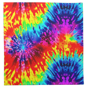 DYNAMIC MODERN DESIGN MODERN TIE-DYE CLOTH NAPKIN