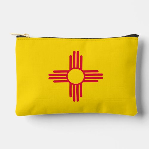 Dynamic New Mexico State Flag Graphic on a Accessory Pouch