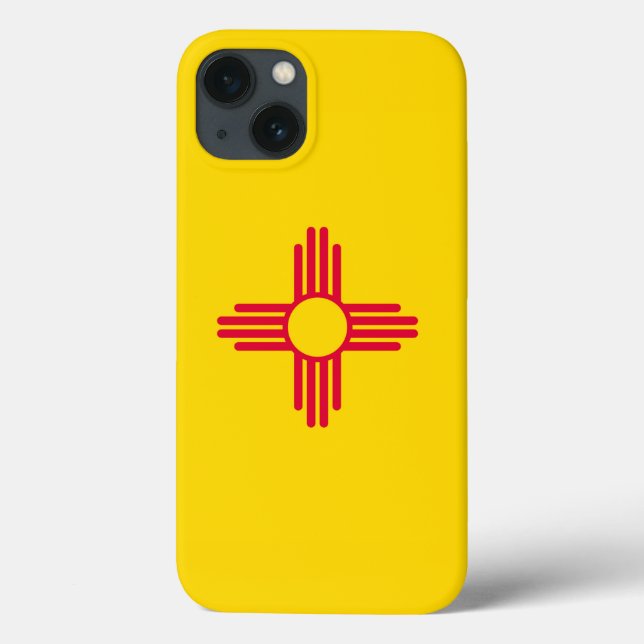 Dynamic New Mexico State Flag Graphic on a Case-Mate iPhone Case (Back)