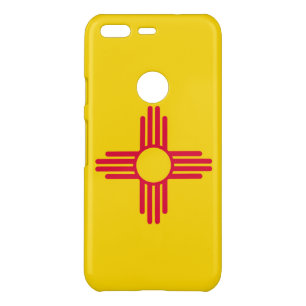 Dynamic New Mexico State Flag Graphic on a Uncommon Google Pixel Case