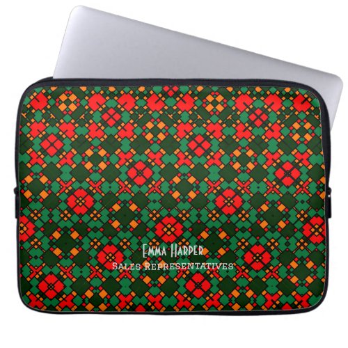 Dynamic pattern for Sales Team Laptop Sleeve