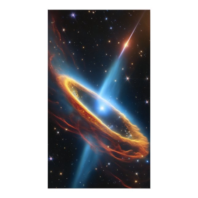 Dynamic Quasar Energy Burst Photo Print (Front)