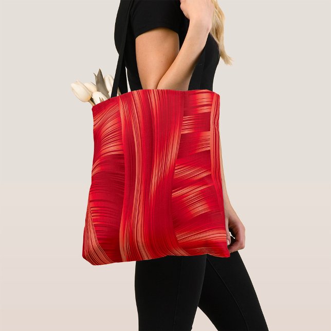 Dynamic Red Muscle Texture Abstract  Tote Bag (Creator Uploaded)
