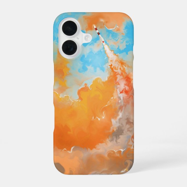 Dynamic Rocket Launch_iphone case  (Back)