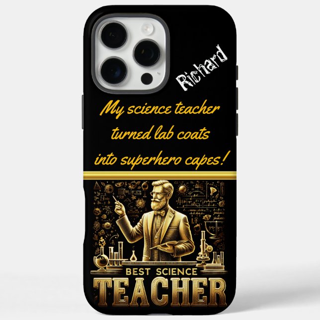 Dynamic Science Teacher Inspires Students Case-Mate iPhone Case (Back)