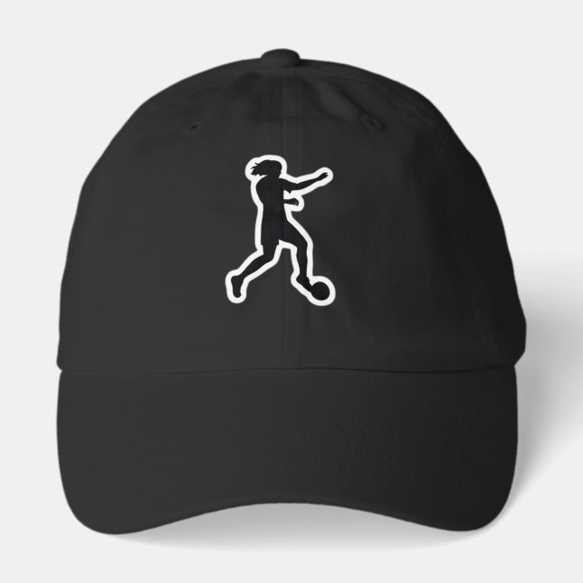 Dynamic Soccer Player 2026 Graphic Trucker Hat (Front)