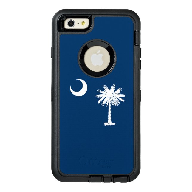 Dynamic South Carolina State Flag Graphic on a Otterbox iPhone Case (Back)