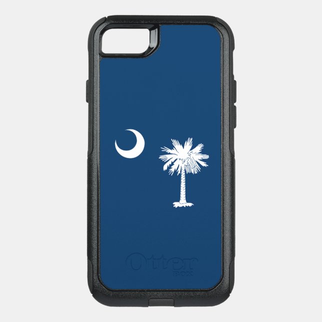 Dynamic South Carolina State Flag Graphic on a Otterbox iPhone Case (Back)