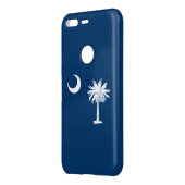 Dynamic South Carolina State Flag Graphic on a Uncommon Google Pixel Case (Back/Left)
