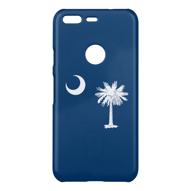 Dynamic South Carolina State Flag Graphic on a Uncommon Google Pixel Case (Back)
