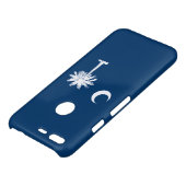 Dynamic South Carolina State Flag Graphic on a Uncommon Google Pixel Case (Top)
