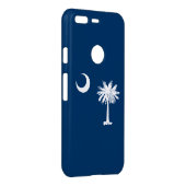 Dynamic South Carolina State Flag Graphic on a Uncommon Google Pixel Case (Back/Right)