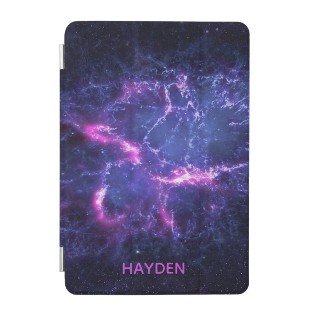 Dynamic Space Nebula Cosmic Personalised iPad Mini Cover (Front)