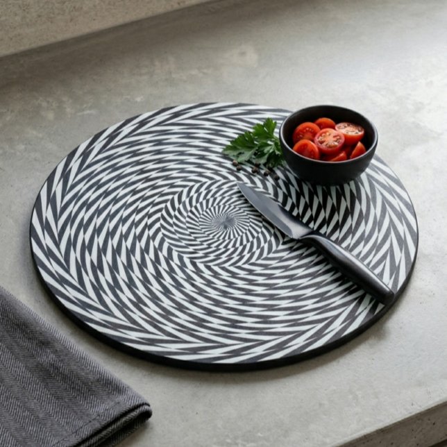Dynamic Spiral Illusion Cutting Board (Creator Uploaded)