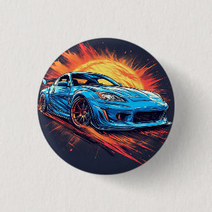 Dynamic Sports Car Button