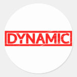 Dynamic Stamp Classic Round Sticker