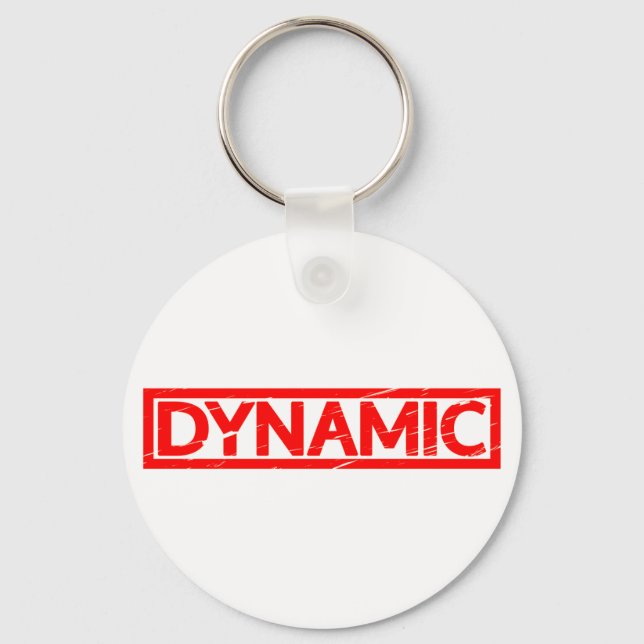 Dynamic Stamp Keychain (Front)