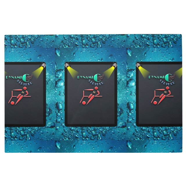 Dynamic Striker, Power and Precision Metal Print (Front)