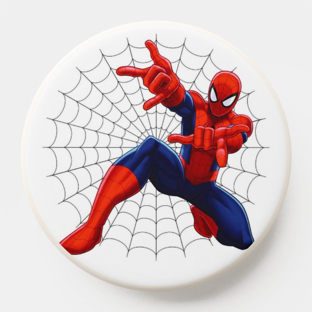 Dynamic Superhero Action – Comic-Style Artwork Des PopSocket (Popsocket)
