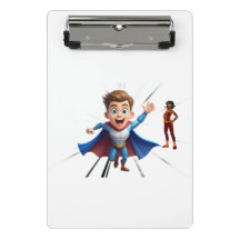 Dynamic Superhero Squad Mini Clipboard 