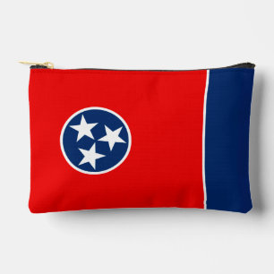Dynamic Tennessee State Flag Graphic on a Accessory Pouch