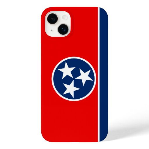 Dynamic Tennessee State Flag Graphic on a Case-Mate iPhone 14 Plus Case