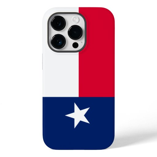 Dynamic Texas State Flag Graphic on a Case-Mate iPhone 14 Pro Case