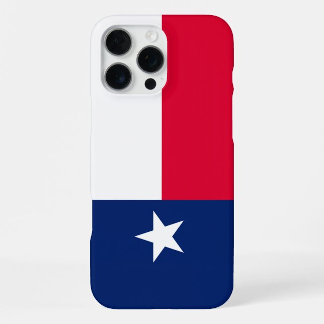 Dynamic Texas State Flag Graphic on a Iphone Case (Back)