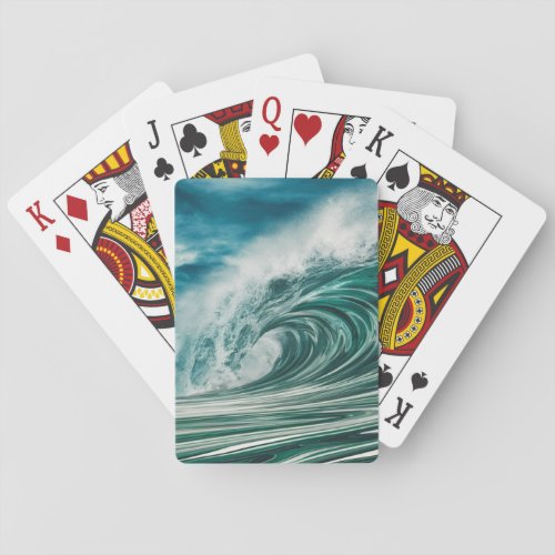 Dynamic Waves Playing Cards