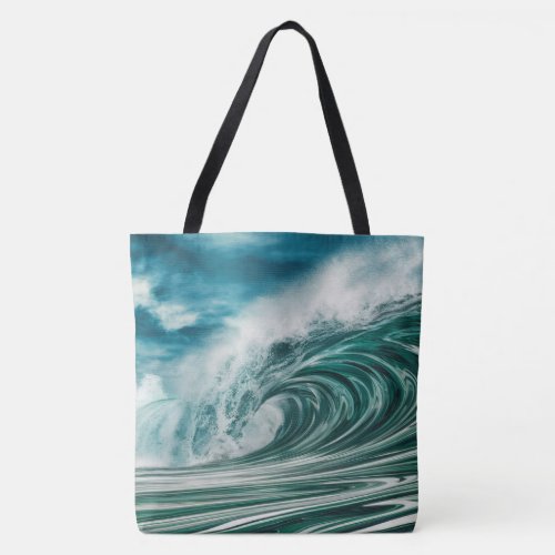 Dynamic Waves Tote Bag