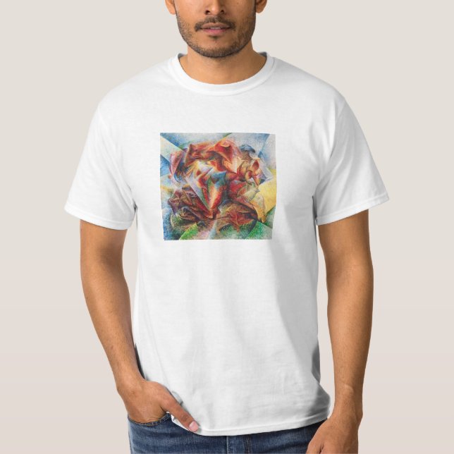 Dynamism Of A Soccer Player By Umberto Boccioni T-Shirt (Front)