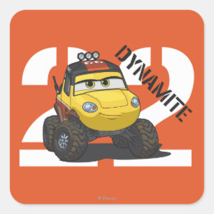 Dynamite Character Art Square Sticker