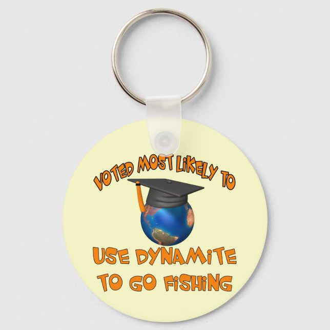 Dynamite Fishing Keychain (Front)