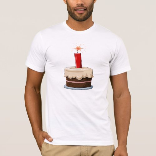 Dynamite In A Cake Mens T_Shirt