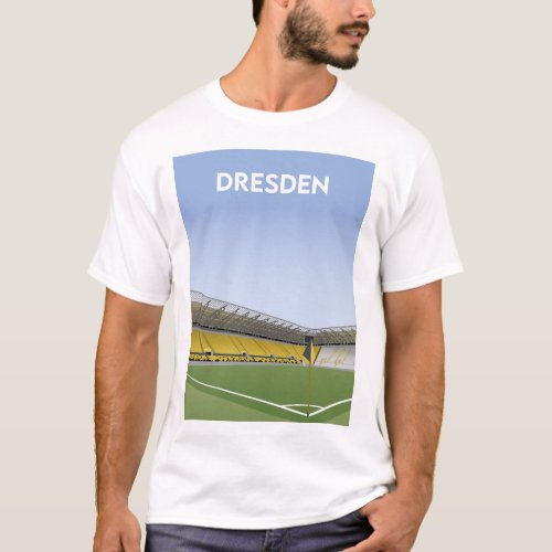 Dynamo Dresden Stadium Illustration T_Shirt