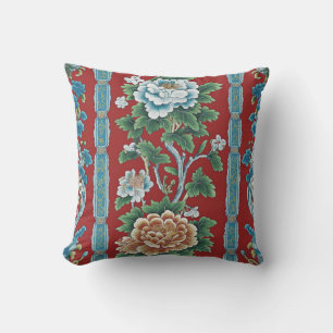 Dynastic Garden Throw Pillow
