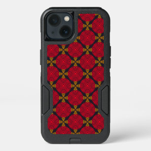 Dynasty Geometry: Red Traditional Chinese Pattern iPhone 13 Case