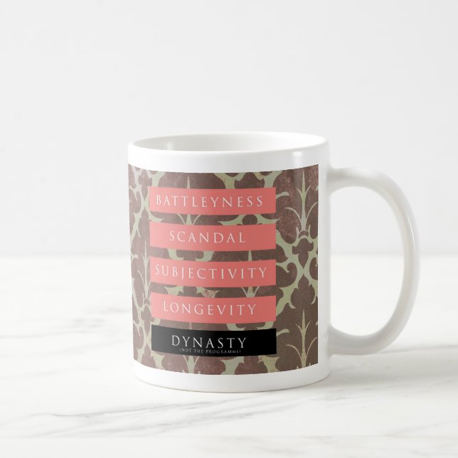 Dynasty!, Patterned Coffee Mug (Right)