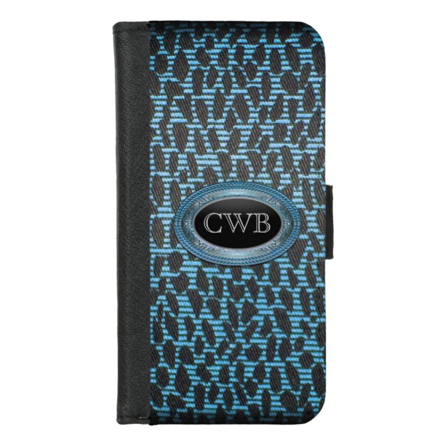 Dynathorn Cool Tyme Monogram iPhone Wallet Case (Front)