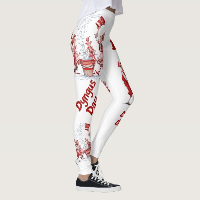 Dyngus Day Leggings - Polka Radio (Right)