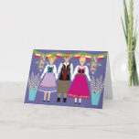 Dyngus Day Polish Folk Art Boy And Girls Card at Zazzle