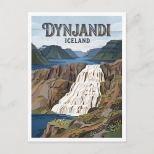 Dynjandi Þingeyri Iceland Postcard