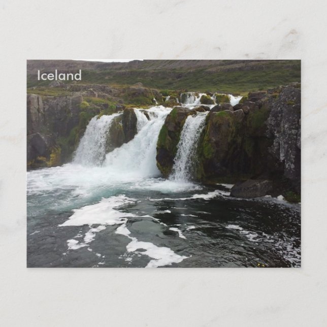Dynjandi (Fjallfoss), Westfjords, Iceland Postcard (Front)