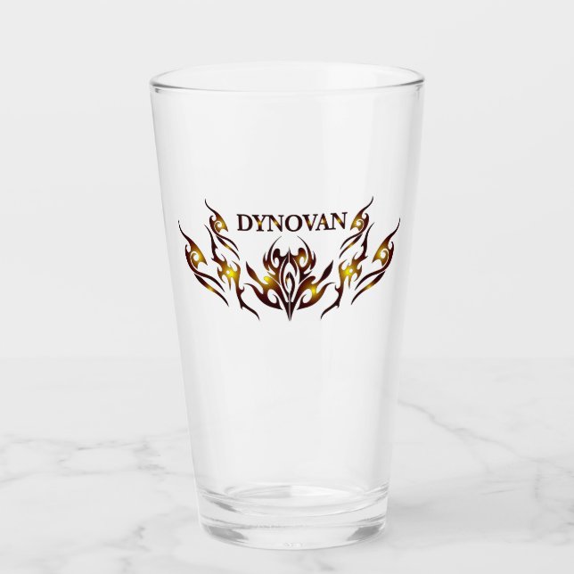 Dynovan Drinkware Glass (Front)