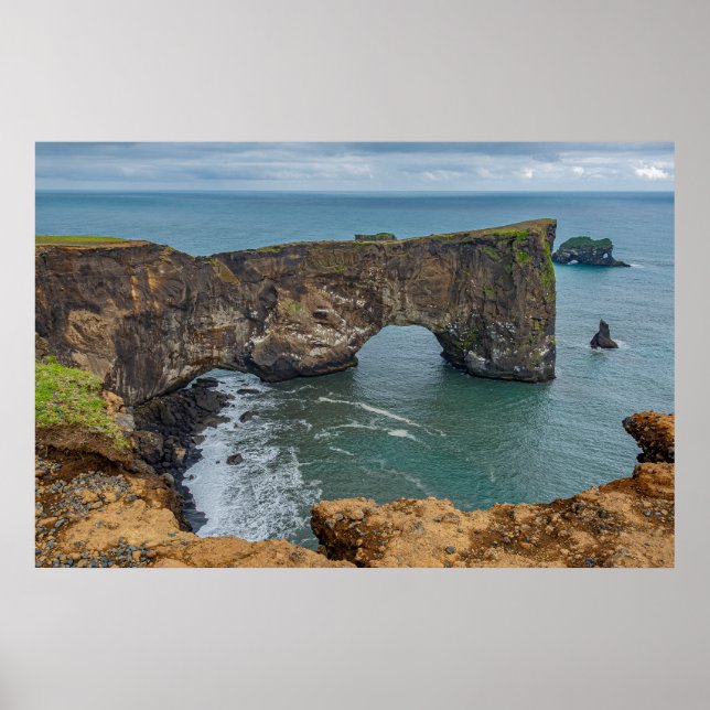 Dyrhólaey Iceland  Poster (Front)