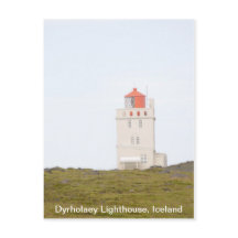 Dyrholaey Lighthouse Iceland Postcard