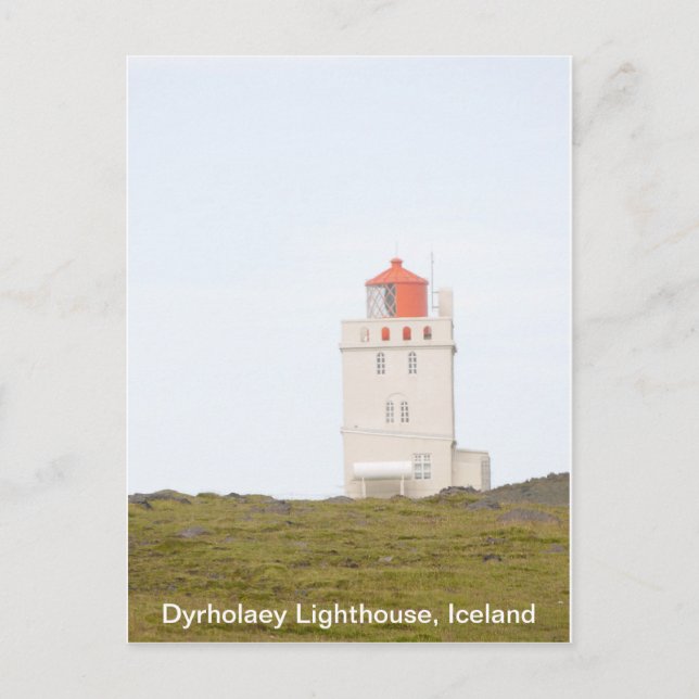 Dyrholaey Lighthouse Iceland Postcard (Front)